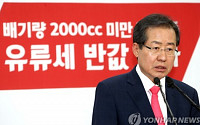 홍준표 “배기량 2000㏄ 미만 차종 유류세 반값 추진”
