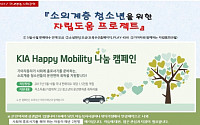 기아차, 해피 모빌리티 나눔 캠페인… “차 사고 기부 하세요”