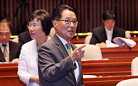 [포토]민주당 당무위원회의, 박지원 비대위 대표