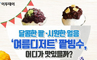 [카드뉴스 팡팡] 달콤한 팥 ·시원한 얼음 ‘여름디저트’ 팥빙수, 어디가 맛있을까?