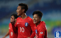 [U-20 월드컵] 한국, 이승우 환상 칩샷ㆍ백승호 PK골 아르헨티나에 2대0 리드