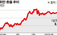 中경제지표 부진에도 위안화 가치 급등...중국의 반격?