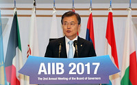 [전문]문재인 대통령 ‘2017 제2차 아시아인프라투자은행(AIIB) 연차총회’ 축사