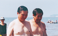[포토]故김대중 전 대통령 수영복 입은 모습