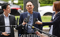 [포토] 검찰 출석한 김성호 전 수석부단장
