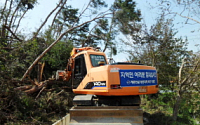 계룡건설, 태풍 곤파스 피해지역 복구활동