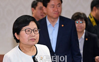 [포토] 입장하는 정현백 여가부장관