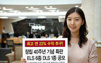 대우證, 창립 40주년 기념 ELS 6종ㆍDLS 1종 특판