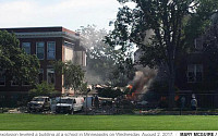 美미네소타 초등학교 건물서 가스폭발로 붕괴…2명 매몰
