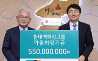 현대백화점그룹, 소외계층 어린이 복지에 5억5000만 원 기부