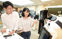 KT 강남역 애비뉴 매장에 등장한 AI로봇…업계 최초 인공지능 매장 도입