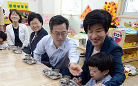 [포토] 지자체-중소기업 협업형 직장어린이집 찾은 김동연
