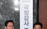 [포토] 국감 종합상황실 연 자유한국당