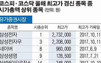 [데이터 뉴스]  주식 10종목 중 1개…올 들어 사상 최고가 경신