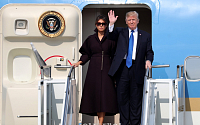 [포토]'도널드 트럼프 미국 대통령' 한국 도착