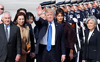 [포토]오산 공군기지 도착한 '트럼프 미국 대통령'