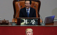 [포토] 트럼프 &quot;우린 과거 정부와 달라…북한, 시험 말라&quot;