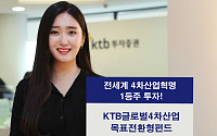 KTB투자증권, 29일까지 ‘KTB글로벌4차산업목표전환형펀드’ 모집