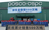 포스코, 中쑤저우 자동차강판 가공센터 누적 판매 500만t 돌파