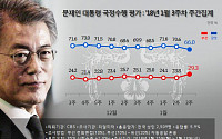 문재인 대통령 국정지지율 ‘하락 지속’ 66% … 민주당 48.3%