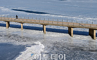 [포토] 한강을 얼린 혹한의 날씨