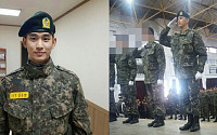 김수현, 군복 입은 늠름한 자태 ‘조각 외모 여전하네’