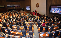 [포토] 묵념하는 국회의원들