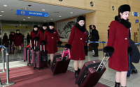 [포토] 북 미녀응원단 입경