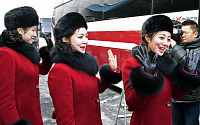 [포토] 손 흔드는 북한 미녀들