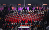 [포토] 평창올림픽 개막식, 북한 응원단