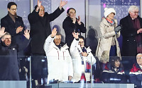 [평창 동계올림픽] 文대통령, 北김영남과 女아이스하키 단일팀 관람