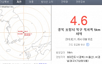 포항지진 '규모 4.6', 서울ㆍ인천 등서도 &quot;흔들렸다&quot;… 지진 재난문자는 늦게 도착