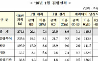 정부, 1월 주요사업비 집행률 8.6%…동월 기준 5년래 최고