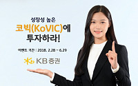 KB증권, 아시아 신흥국 투자‘KB KoVIC 펀드’판매 이벤트…최대 500만원 상품권