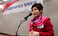 [포토] 개회사하는 김상경 여성금융인네트워크 회장
