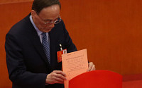 왕치산, 중국 국가 부주석 선출
