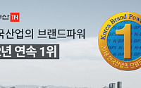 부동산114, 한국산업의 브랜드파워 12년 연속 1위