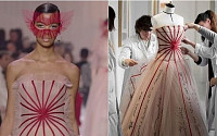 디올, 중국 패션쇼서 '욱일기 드레스' 논란…네티즌 &quot;나치엔 치 떨면서&quot; VS &quot;스파이더맨 같은데&quot;
