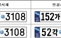 새 자동차 번호판 공청회…국민 62% 숫자추가 방식 선호