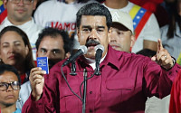 마두로 베네수엘라 대통령, 재선 성공…경기침체 해결해야
