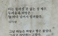 항몽투쟁의 역사가 탐라국의 아픔을 삼키는 슬픈 사실이 있었다