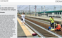 이탈리아 열차사고 셀카 논란… 사고 당한 여성 배경으로 셀카 &quot;야만적 행위&quot;