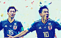 [2018 러시아 월드컵] 일본 축구, 10명 싸운 콜롬비아에 2-1 신승…16강 청신호