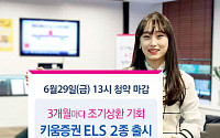 키움증권, 3개월 단위 조기상환형 ELS 2종 출시