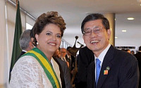 김황식 총리, 신임 브라질 대통령에 고속철 사업 협조 요청