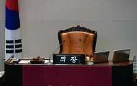 [포토] 비어있는 국회 본회의장 의장석