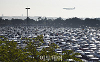 [포토] 인천공항 장기주차장, 휴가객 차량들로 가득