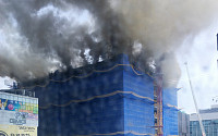 마곡 LG사이언스파크 인근 공사 현장서 화재 발생…근로자 150명 긴급 대피