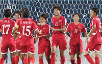 [2018 아시안게임] '여자축구' 북한, 타지키스탄에 16-0 대승…승향심ㆍ김윤미 '해트트릭'