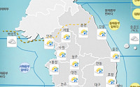 [내일날씨] 19호 태풍 '솔릭' 영향, 전국 흐리고 비…일부지역 500mm 이상 폭우
